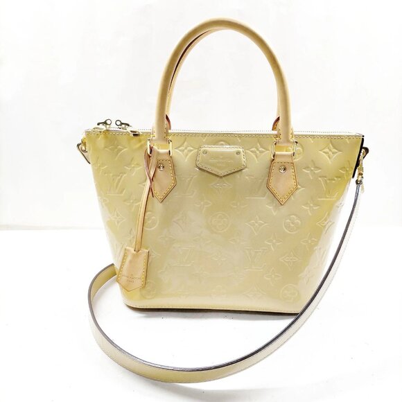 Louis vuitton Hand Bag Montebello PM Cream Vernis 800-050525 - Picture 1 of 13